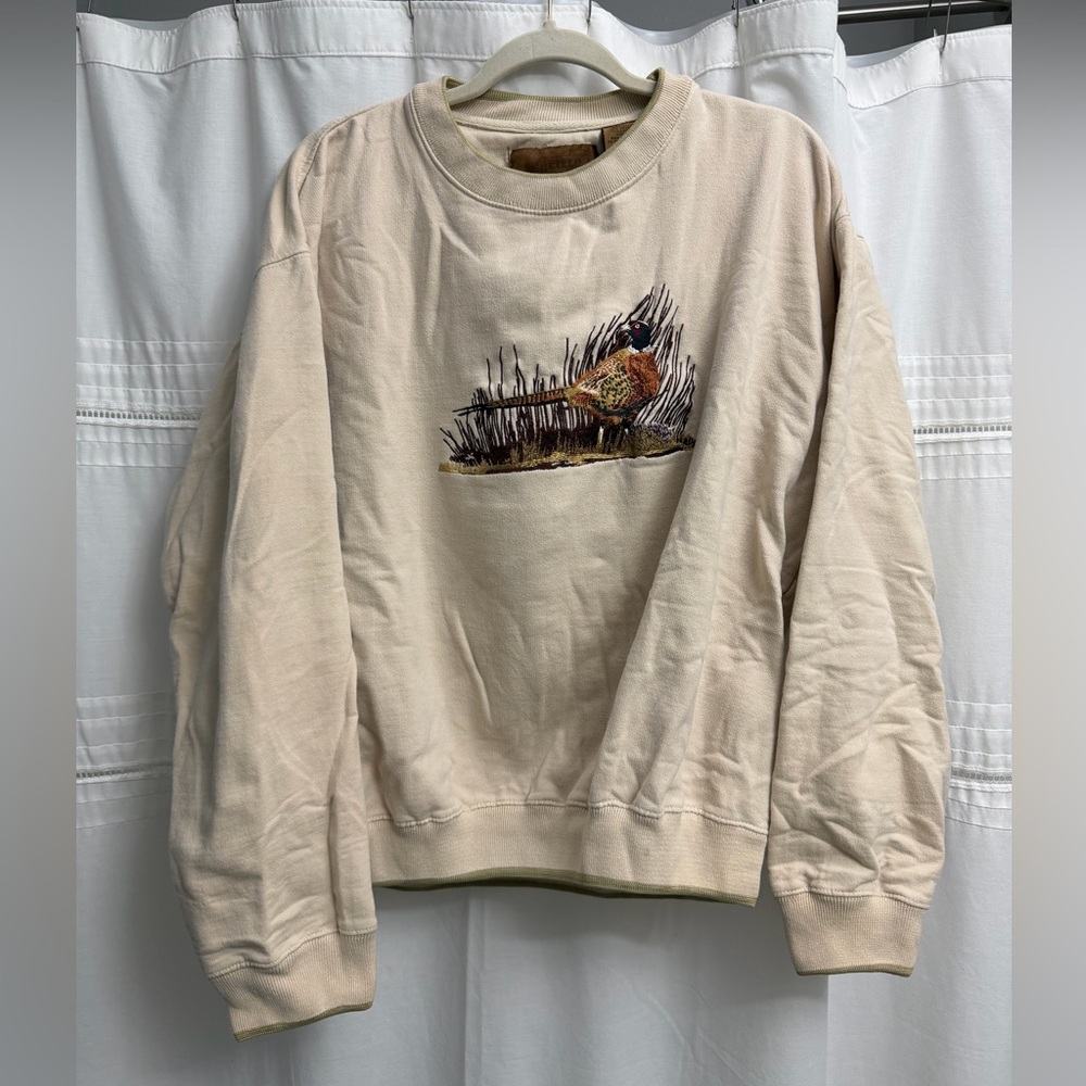 Embroidered Pheasant Field Tested Crewneck